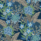 Purchase RPS6145 NuWallpaper Wallpaper, RuJardin Azure Blue - RuPaul NuWallpaper