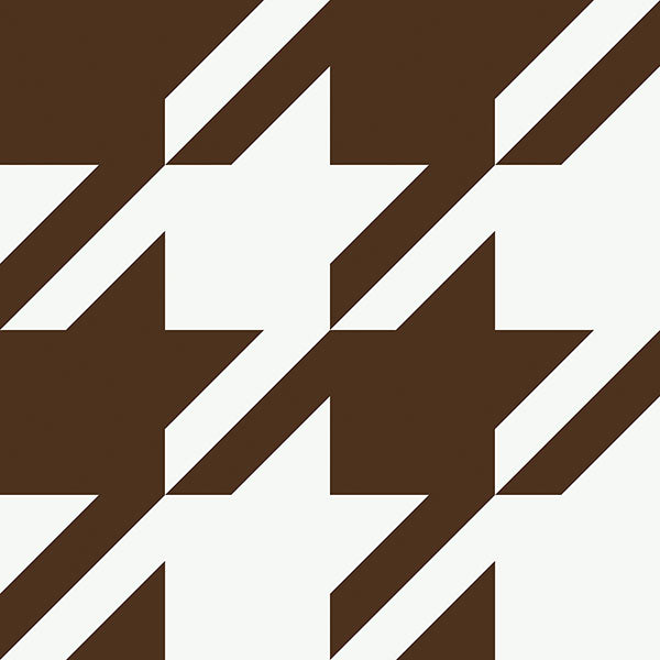 Purchase RPS6148 NuWallpaper Wallpaper, RuHoundstooth Brown - RuPaul NuWallpaper