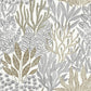 Purchase Rt7802 | Toile Resource Library, Coral Leaves - York Wallpaper