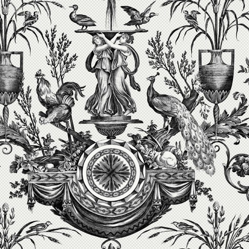 Purchase Rt7813 | Toile Resource Library, Avian Fountain Toile - York Wallpaper