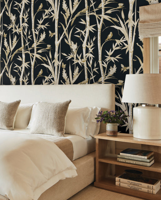 Rt7834 | Toile Resource Library, Bambou Toile - York Wallpaper