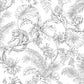 Purchase Rt7841 | Toile Resource Library, Tropical Sketch Toile - York Wallpaper