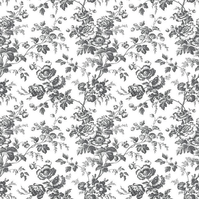 Purchase Rt7875 | Toile Resource Library, Anemone Toile - York Wallpaper