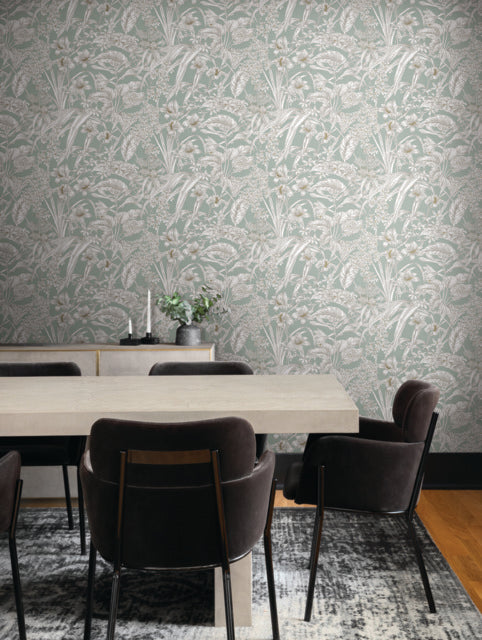 Purchase Rt7882 | Toile Resource Library, Orchid Conservatory Toile - York Wallpaper