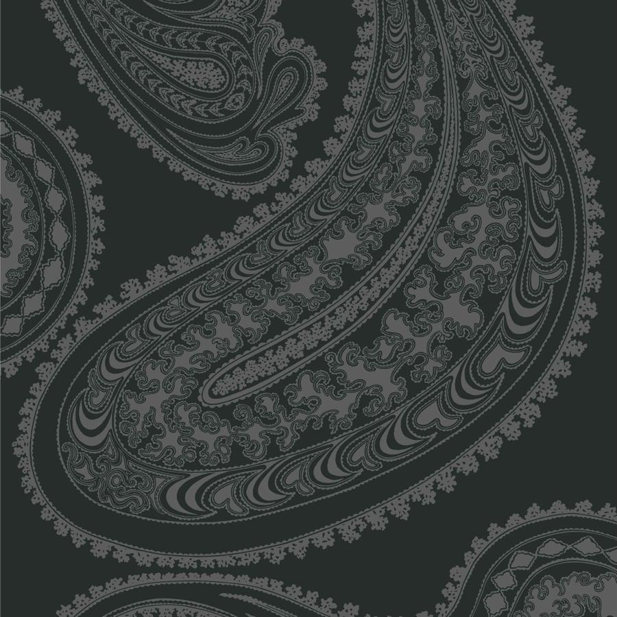 Sample F111-10037 Rajapur Char Blk by Cole and Son Fabric