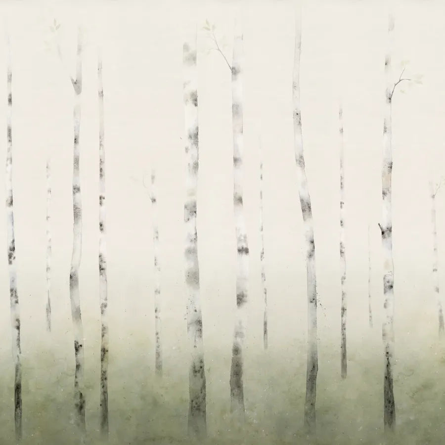 Sandberg Wallpaper Item S10170 pattern name & color Sundborn Spring Green from the collection Huset i Solen. 