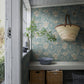 Purchase Sandberg Wallpaper Item 2028-06-21 pattern name Daphne color name Misty Blue. 