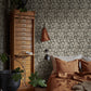 Purchase Sandberg Wallpaper Pattern 2028-06-21 pattern name Valentin color name Charcoal. 