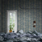 Purchase Sandberg Wallpaper Pattern number 2028-06-21 pattern name Alexandra color name Misty Blue. 