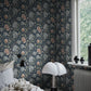 Purchase Sandberg Wallpaper Pattern number 2028-06-21 pattern name Annabelle color name Classic Blue. 