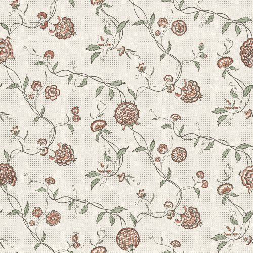 Purchase Sandberg Wallpaper Pattern 2028-06-21 pattern name Adelaide color name Terracotta. 