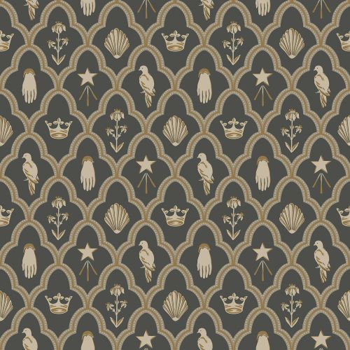 Purchase Sandberg Wallpaper Product 2028-06-21 pattern name Turtledove color name Barn Charcoal. 