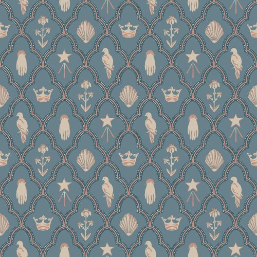 Purchase Sandberg Wallpaper Item# 2028-06-21 pattern name Turtledove color name Barn Indigo Blue. 