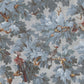 Sandberg Wallpaper pattern name & color Benjamin, Misty Blue from the collection Le Village. 
