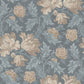 Sandberg Wallpaper pattern name & color Esther Misty Blue from the collection Le Village. 