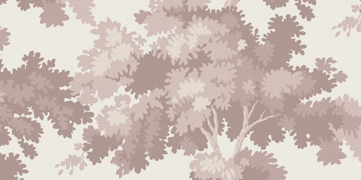 Sandberg Wallpaper pattern name & color Raphael Mural, Blush from the collection Le Village. 