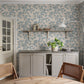 Purchase Sandberg Wallpaper Product 2028-11-22 pattern name Pine color name Misty Blue. 