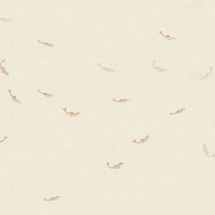 Sandberg Wallpaper Pattern# S10354 pattern name & color Hav Terracotta from the collection Mons Klint. 