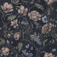 Sandberg Wallpaper pattern name & color Belinda Dark Blue from the collection Sandberg Edition. 