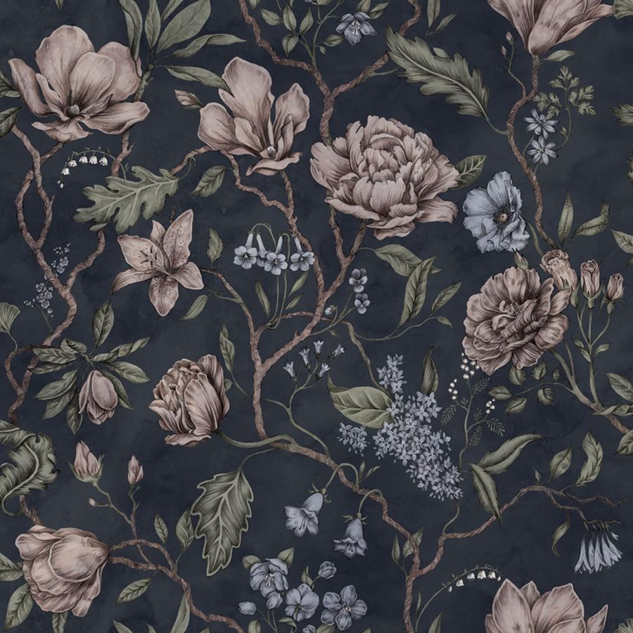 Save on Sandberg Wallpaper SKU S10362 pattern name & color Belinda Dark Blue