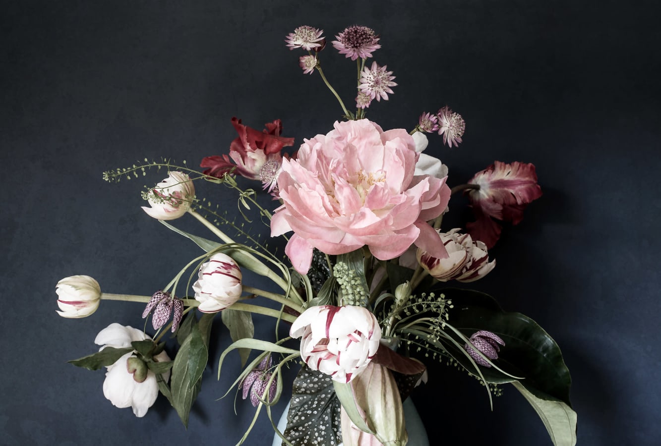 Sandberg Wallpaper pattern name & color Julie Dark from the collection Sandberg Edition. 