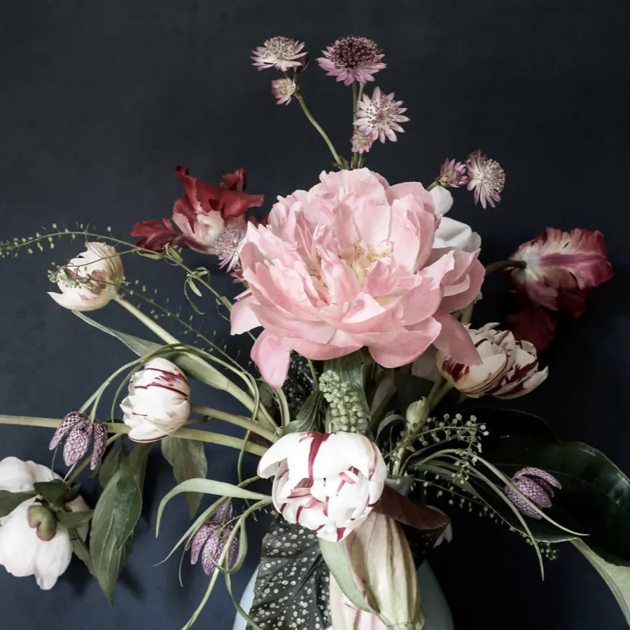 Sandberg Wallpaper Product S10364 pattern name & color Julie Dark from the collection Sandberg Edition. 