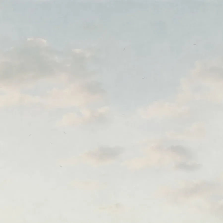 Sandberg Wallpaper SKU S10366 pattern name & color Moln Light Blue from the collection Mons Klint. 