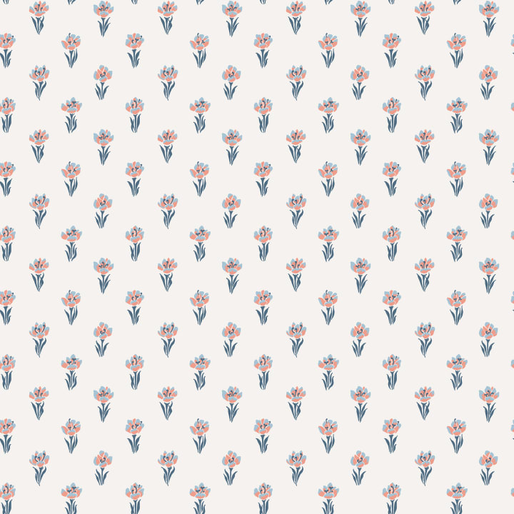 Purchase Sandberg Wallpaper Pattern number S10372 pattern name  Betty color name  Blue