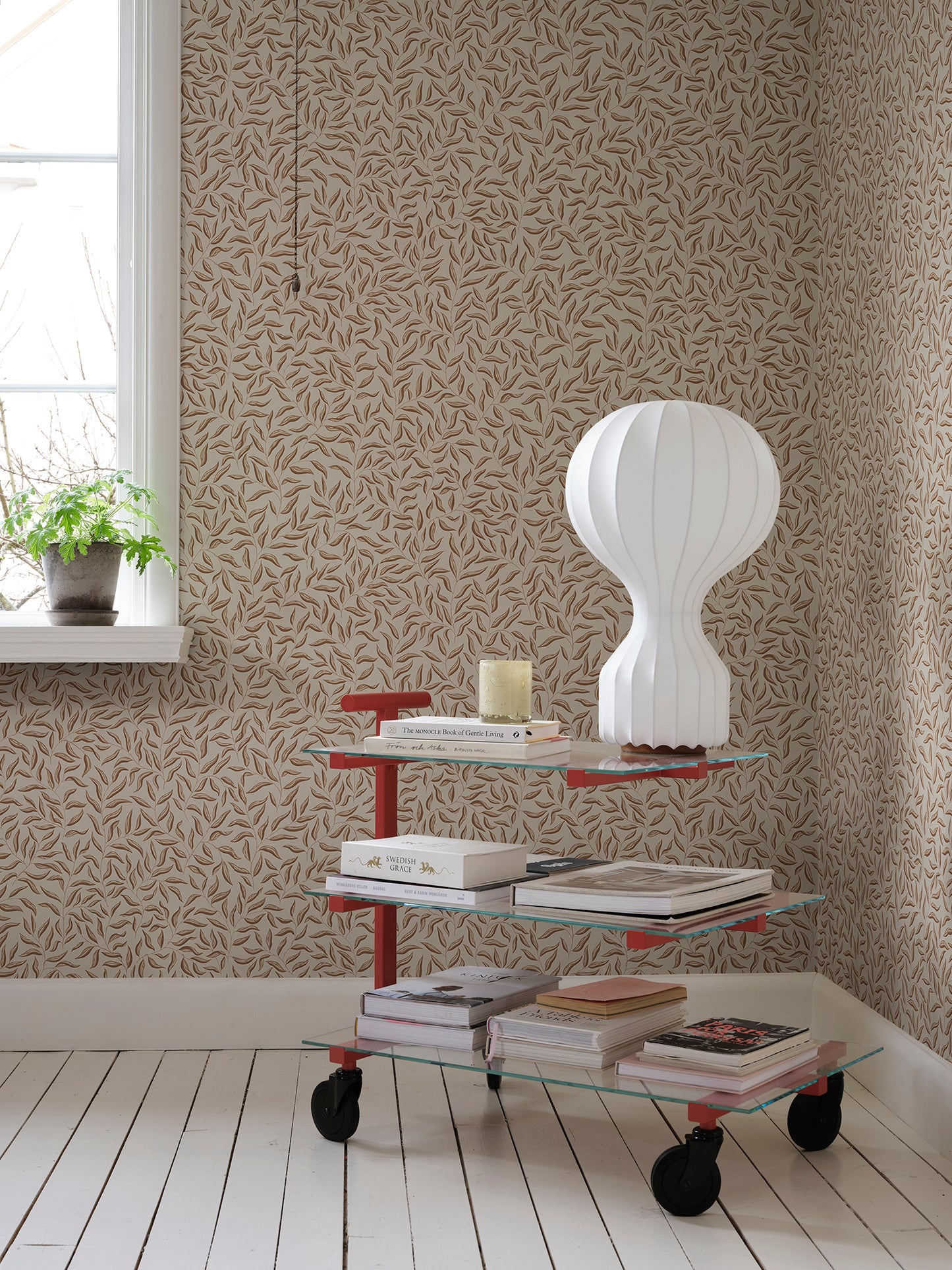 Purchase Sandberg Wallpaper Product 2029-04-10 pattern name Karolina color name Hazel. 