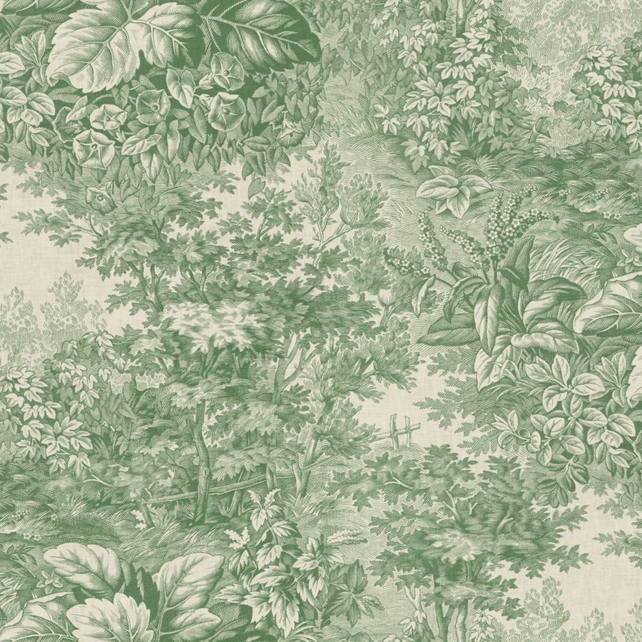 Select Sandberg Wallpaper Product# S10403 pattern name & color Forest Toile, Green