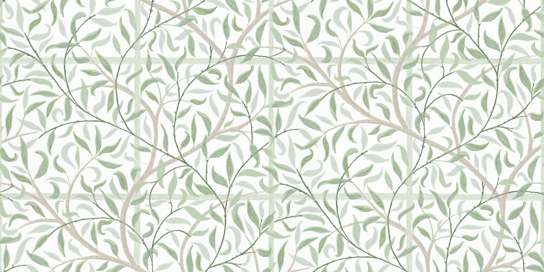 Sandberg Wallpaper pattern name & color Emmie, Spring Green from the collection Tidlosa. 