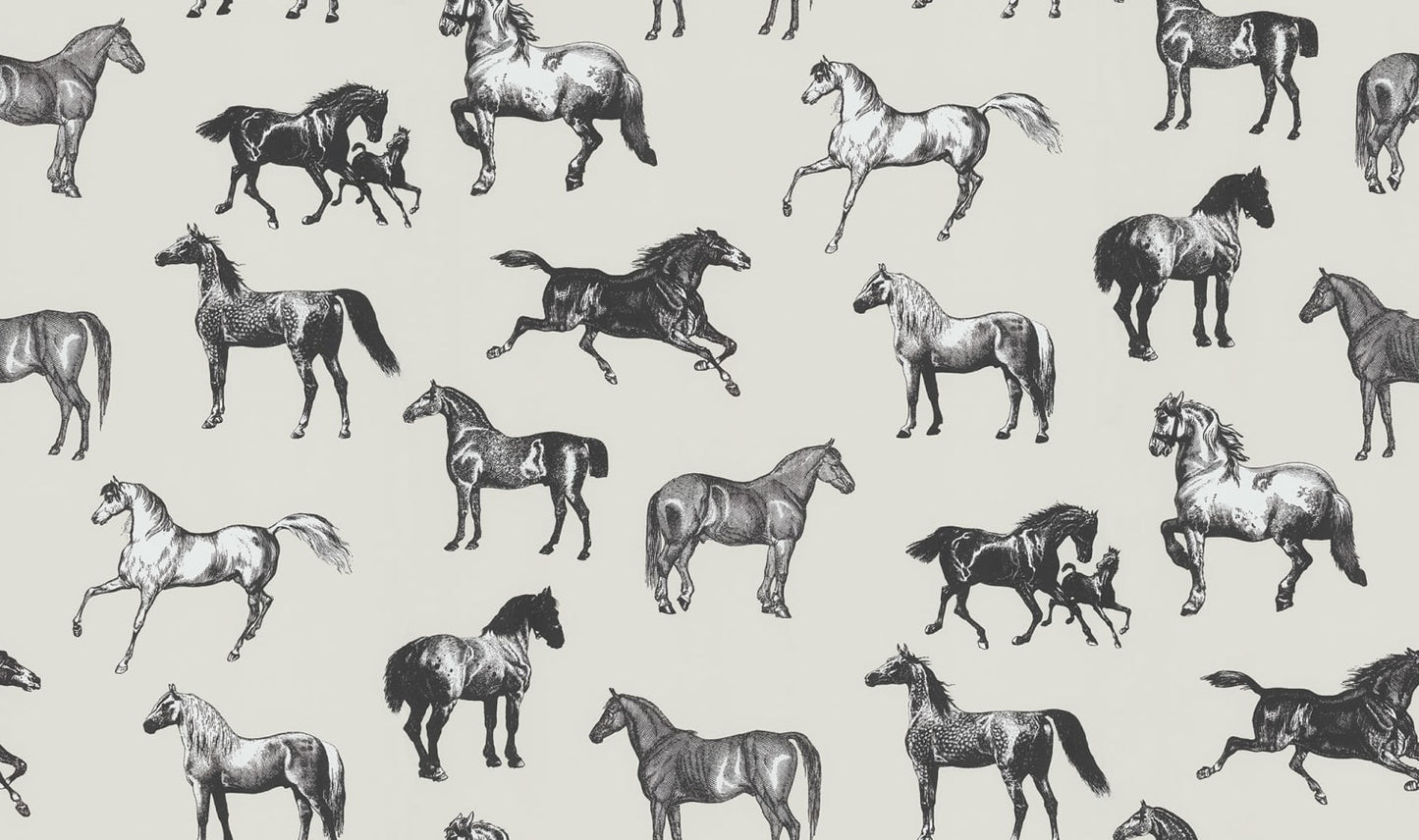 Sandberg Wallpaper pattern name & color Colette, Graphite from the collection Sandberg Edition. 