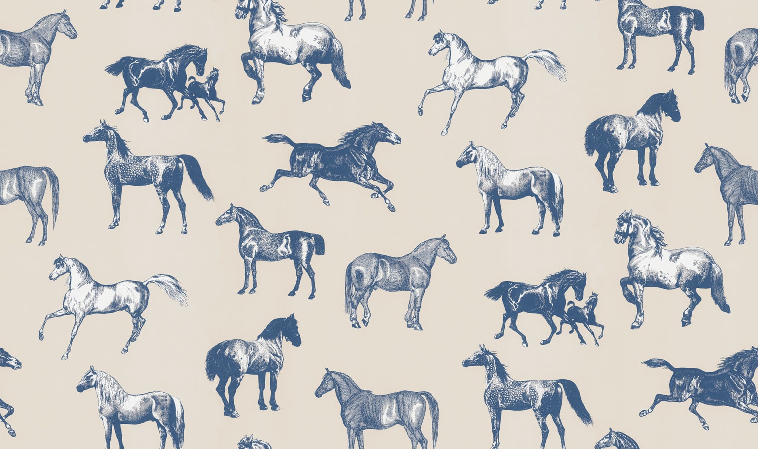 Sandberg Wallpaper pattern name & color Colette, Blue from the collection Sandberg Edition. 