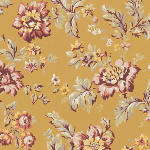 Buy S10414 Rosenholm, Yellow - Sandberg Wallpaper