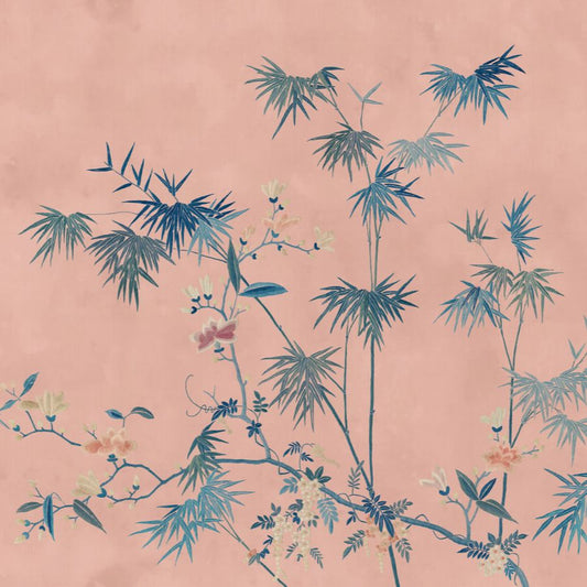 Purchase Sandberg Wallpaper Pattern number S10422 pattern name & color Bamboo Grove, Pink