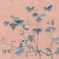 Sandberg Wallpaper pattern name & color Bamboo Grove, Pink from the collection Chinoiserie Garden. 