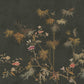 Sandberg Wallpaper pattern name & color Bamboo Grove, Dark from the collection Chinoiserie Garden. 