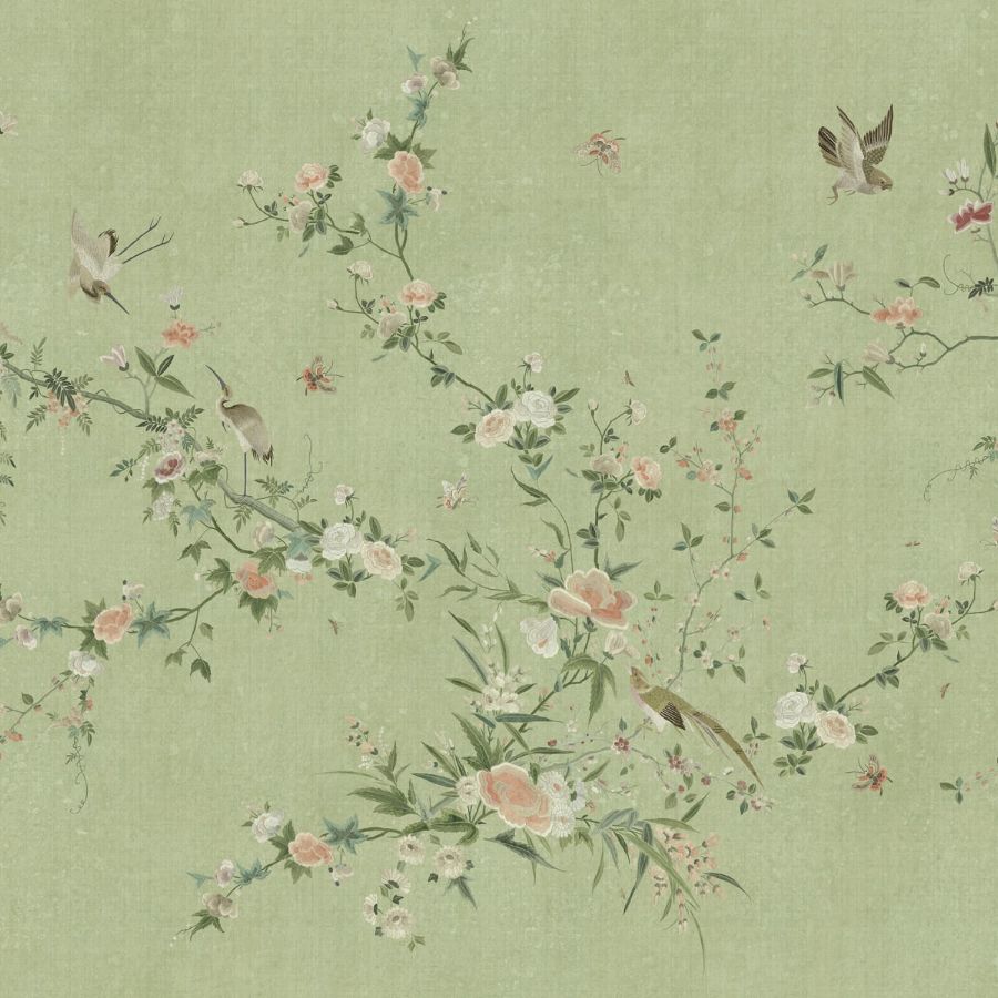 Acquire Sandberg Wallpaper SKU# S10425 pattern name & color Bloom, Green