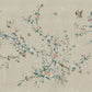 Sandberg Wallpaper pattern name & color Bloom, Gray from the collection Chinoiserie Garden. 