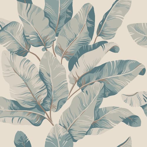 Purchase Sanberg Wallpaper Item S10434 pattern name & color Tom, Misty Blue