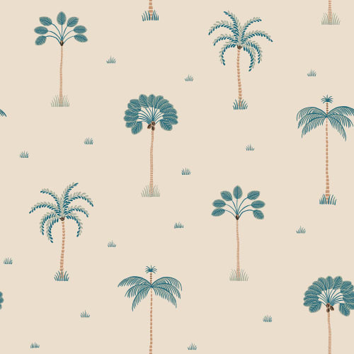 Purchase Sanberg Wallpaper Product# S10437 pattern name & color Milo, Misty Blue