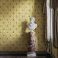 Purchase Sanberg Wallpaper Item# S10451 pattern name & color Audrey, Dark Green Room Image