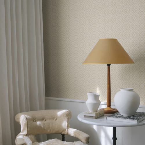 Purchase Sanberg Wallpaper Pattern number S10456 pattern name & color Edvin, Indigo Blue Room Image