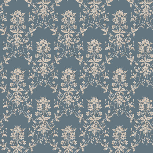 Purchase Sanberg Wallpaper Pattern S10461 pattern name & color Alva, Indigo Blue