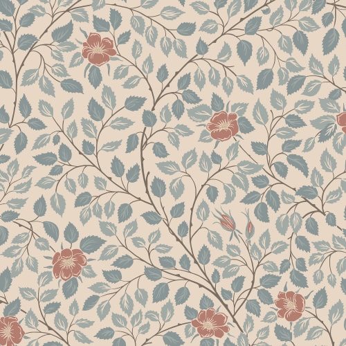 Purchase Sanberg Wallpaper Pattern number S10464 pattern name & color Solliden, Blue