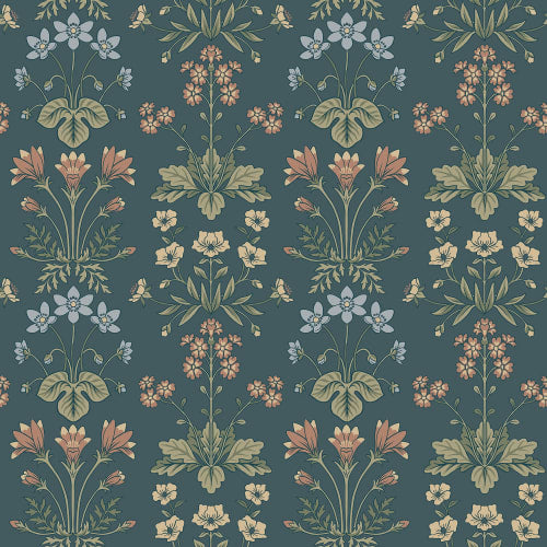 Purchase Sanberg Wallpaper Pattern S10477 pattern name & color Maj, Midnight Blue