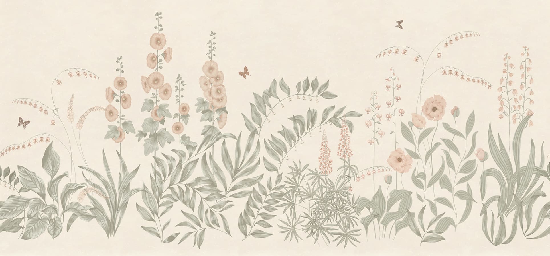 Sandberg Wallpaper pattern name & color Aino, Pastel from the collection Ett Hem, Oland. 