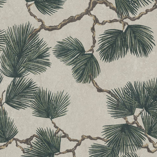 Purchase Sandberg Wallpaper Item# S10488 pattern name & color Pine Mural, Green