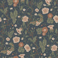 Purchase Sanberg Wallpaper Product# S10500 pattern name & color Ulla, Midnight Blue