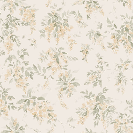 Shop Sandberg Wallpaper SKU S10505 pattern name & color Lovisa, Spring Green